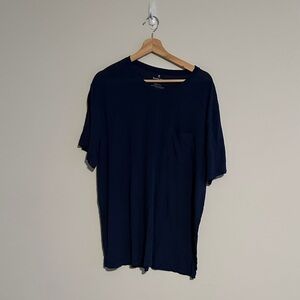 Tommy John Navy Second Skin Sleep Pocket Tee